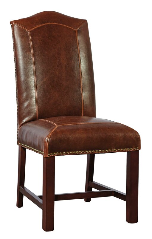 Blake Genuine Leather Upholstered Dining Chair & Reviews | Perigold